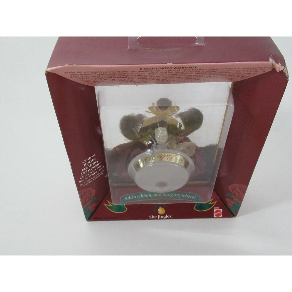 Mattel Disney Holiday Doll Beauty And The Beast‎ Belle Petite Princess Ornament